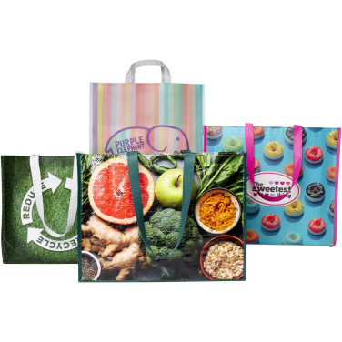 Logo trade advertising products image of: Laminated totes sample box