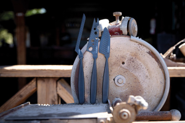 Logotrade promotional gift image of: BOSKA Cheese Knife Set Monaco+ Black