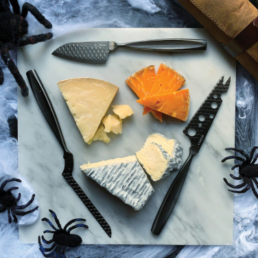 Logo trade business gift photo of: BOSKA Cheese Knife Set Monaco+ Black