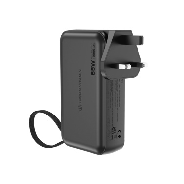 Logotrade promotional merchandise image of: Urban Vitamin Eureka hybrid GANcharger 10000mah powerbank65W