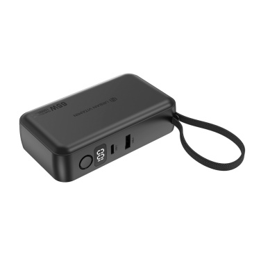 Logo trade promotional merchandise photo of: Urban Vitamin Eureka hybrid GANcharger 10000mah powerbank65W