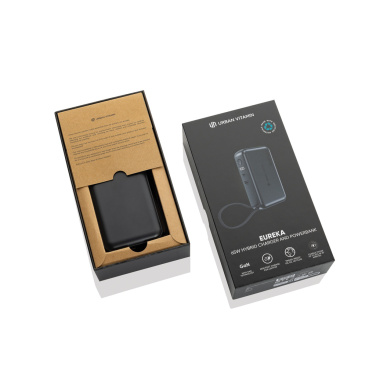 Logotrade advertising products photo of: Urban Vitamin Eureka hybrid GANcharger 10000mah powerbank65W