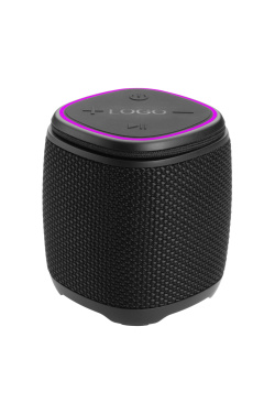 Logo trade advertising products picture of: Bluetooth speaker HERMON Schwarzwolf
