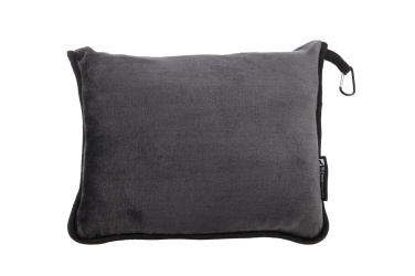 Logotrade business gift image of: Blanket and pillow 2 in 1 AMIATA Schwarzwolf
