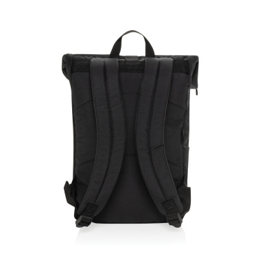 Logo trade promotional merchandise picture of: Swiss Peak Aware™ RPET Leonard 15.6 inch laptop backpack