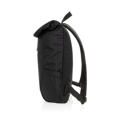 Logotrade promotional product picture of: Swiss Peak Aware™ RPET Leonard 15.6 inch laptop backpack