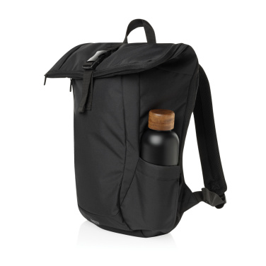 Logotrade advertising product picture of: Swiss Peak Aware™ RPET Leonard 15.6 inch laptop backpack