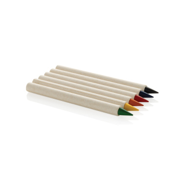 Logotrade promotional item picture of: Micki GRS infinity 6pc colouring pencil set