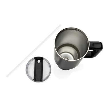 Logo trade corporate gift photo of: Stadley RCS recycled steel tumbler 1200ML