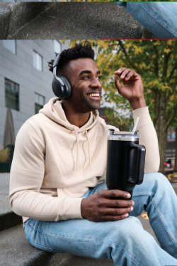 Logo trade advertising products picture of: Stadley RCS recycled steel tumbler 1200ML