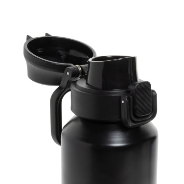 Logo trade corporate gifts image of: Via RCS Re-steel lockable sport bottle 600ML