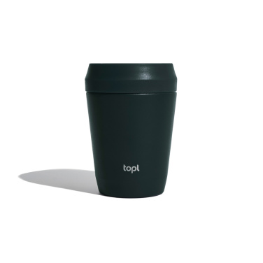 Logotrade promotional giveaways photo of: Topl Recycled Steel To Go Tumbler Patented 360 Lid 235ml