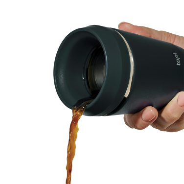 Logo trade business gift photo of: Topl Recycled Steel To Go Tumbler Patented 360 Lid 235ml