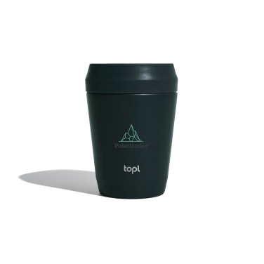 Logotrade promotional merchandise photo of: Topl Recycled Steel To Go Tumbler Patented 360 Lid 235ml