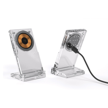 Logo trade promotional gift photo of: Magcharge 15W magnetic wireless charging stand
