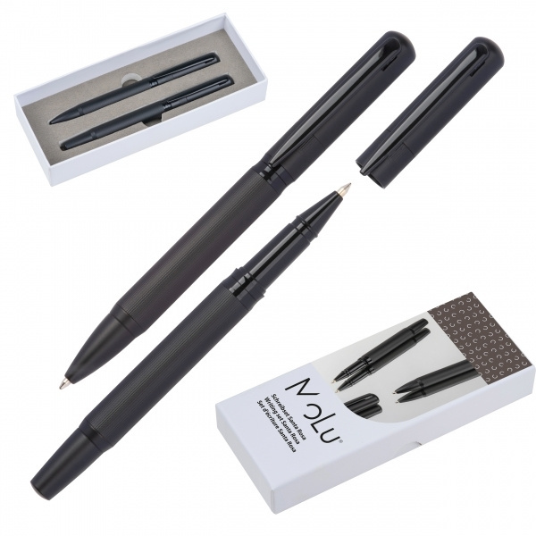 Logo trade promotional items picture of: Elegant MoLu writing set Santa Rosa