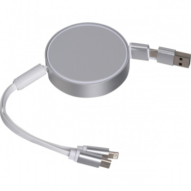 Logotrade promotional gifts photo of: Charging cable made from recycled aluminum Ostend