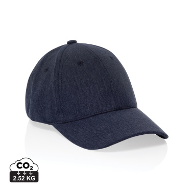 Logo trade corporate gifts picture of: Milo AWARE™ recycled heather 6 panel cap 200gr