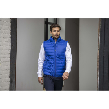Logo trade corporate gifts image of: Pallas men's GRS recycled insulated bodywarmer