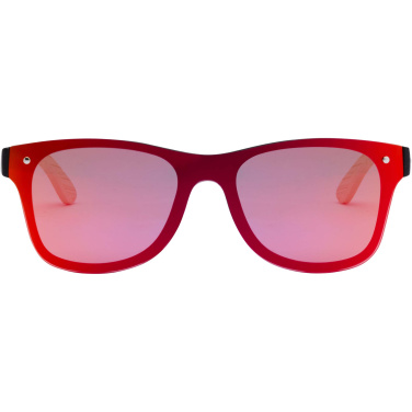 Logo trade promotional products image of: Tan sunglasses with bamboo temples