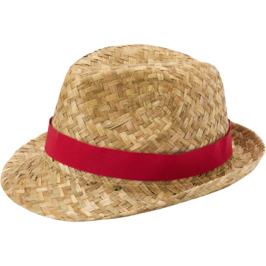 Logo trade promotional items image of: Pricus straw hat