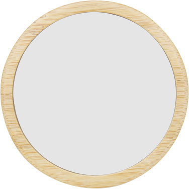 Logo trade promotional giveaway photo of: Lustre bamboo mirror