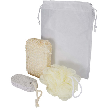 Logo trade business gifts image of: Harmony 3-piece bath accessories set