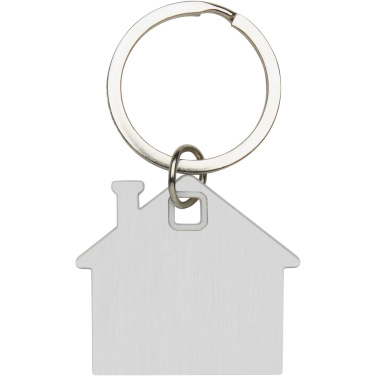 Logo trade promotional giveaways picture of: Nook house-shaped keychain