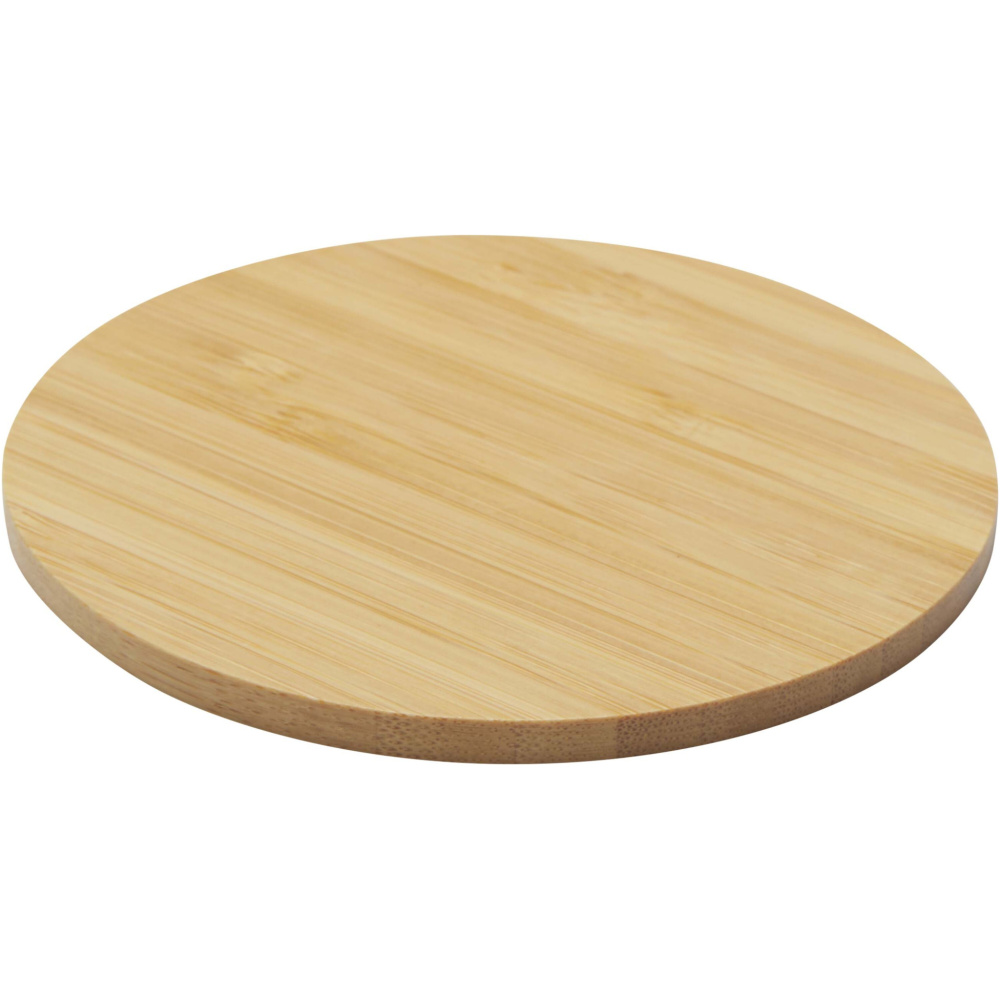Logo trade promotional items picture of: Cha bamboo coaster