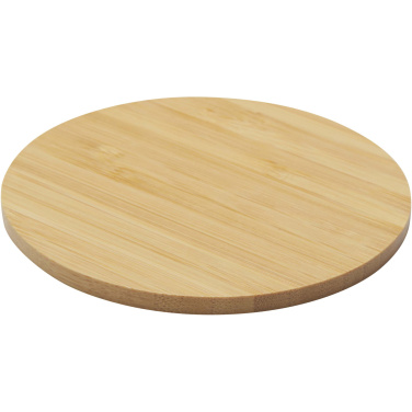 Logo trade promotional giveaway photo of: Cha bamboo coaster