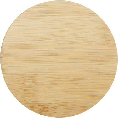 Logotrade business gift image of: Leona 350 ml glass cup with bamboo lid