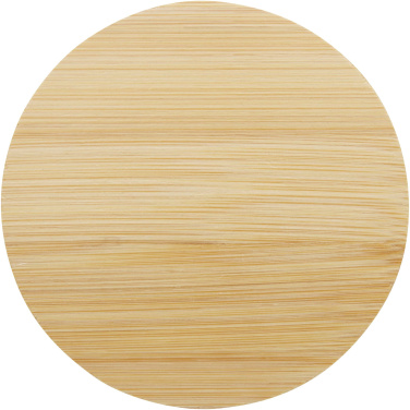 Logo trade promotional merchandise image of: Lenora 250 ml glass cup with bamboo lid
