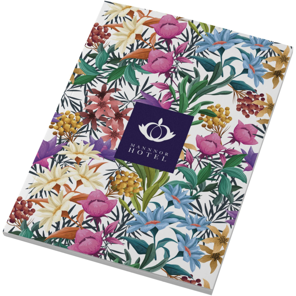 Logo trade advertising products picture of: Novella Austen A5 soft cover notebook - 50 sheets