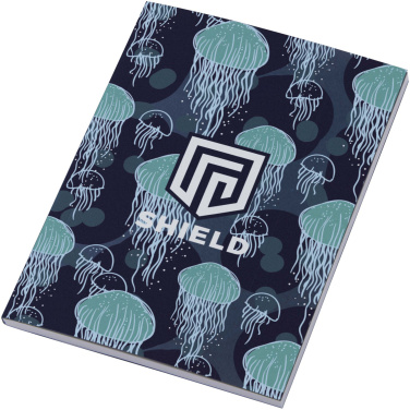 Logo trade promotional items image of: Novella Austen A6 soft cover notebook - 50 sheets