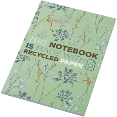 Logotrade promotional merchandise image of: Novella Austen A5 recycled soft cover notebook - 50 sheets
