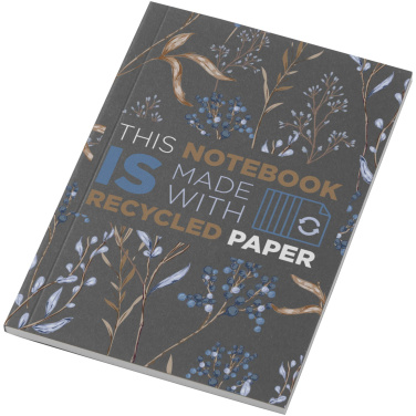 Logo trade promotional giveaways picture of: Novella Austen A6 recycled soft cover notebook - 50 sheets
