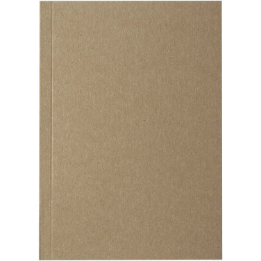 Logotrade promotional giveaway image of: Novella Austen A6 recycled soft cover kraft notebook - 100 sheets