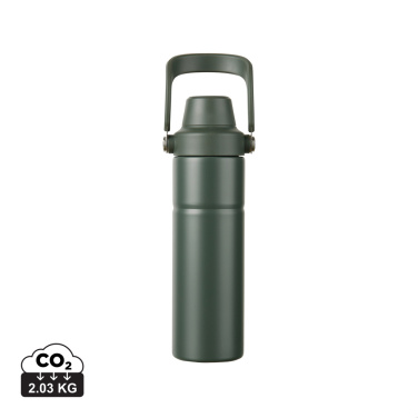 Logo trade promotional item photo of: Baltimore trek RCS recycled SS bottle 600 ML