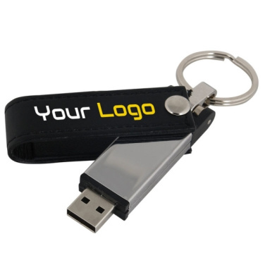 Logo trade promotional items image of: Metal USB stick