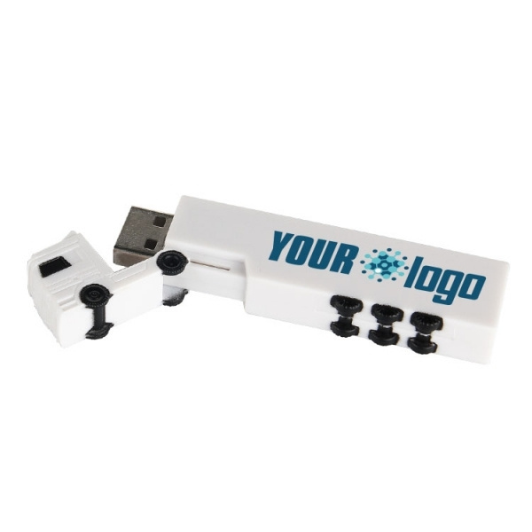 Logotrade promotional giveaway image of: Plastic USB stick