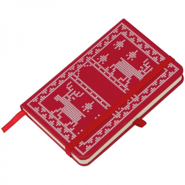 Logotrade promotional product picture of: A6 Notebook with Christmas design