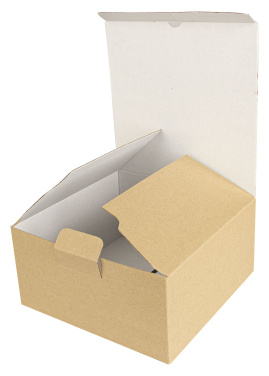 Logotrade promotional giveaway picture of: Cardboard box - 21,5 x 21,5 x 10,5 cm