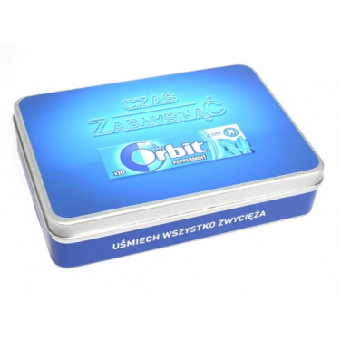 Logo trade promotional item photo of: Metal box 18x12,6x4 cm