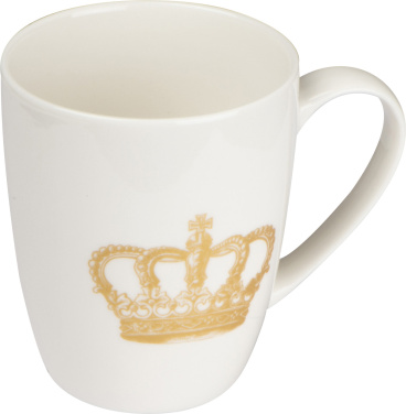 Logo trade promotional product photo of: Mug with crown print 300 ml