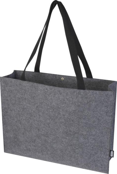 Logo trade promotional item photo of: Felta GRS recycled felt gusset tote bag 20L
