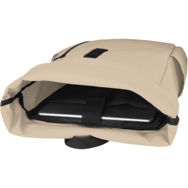 Logo trade promotional products picture of: Byron 15.6" GRS RPET roll-top backpack 18L