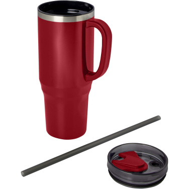 Logotrade promotional giveaway picture of: Melbourne 1200 ml RCS certified insulated tumbler with straw