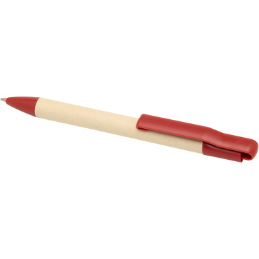 Logotrade advertising products photo of: Liliana sugarcane paper ballpoint pen (blue ink)