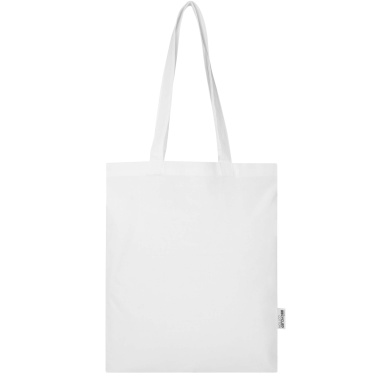 Logotrade corporate gift picture of: Madras Blend 140 g/m² GRS recycled cotton tote bag 7L
