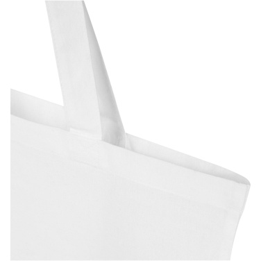 Logo trade promotional items image of: Madras Blend 140 g/m² GRS recycled cotton tote bag 7L